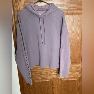 Under Armour Ribbed Terry Crop Hoodie